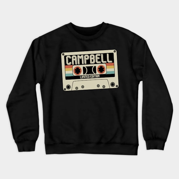 Campbell - Limited Edition - Vintage Style Crewneck Sweatshirt by Debbie Art